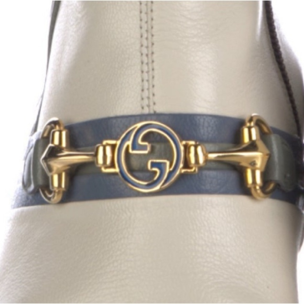 *RARE* Gucci Horsebit Accent Leather Boots - Picture 4 of 9